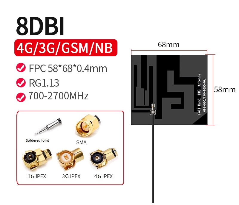 4G Big Square FPC Antenna