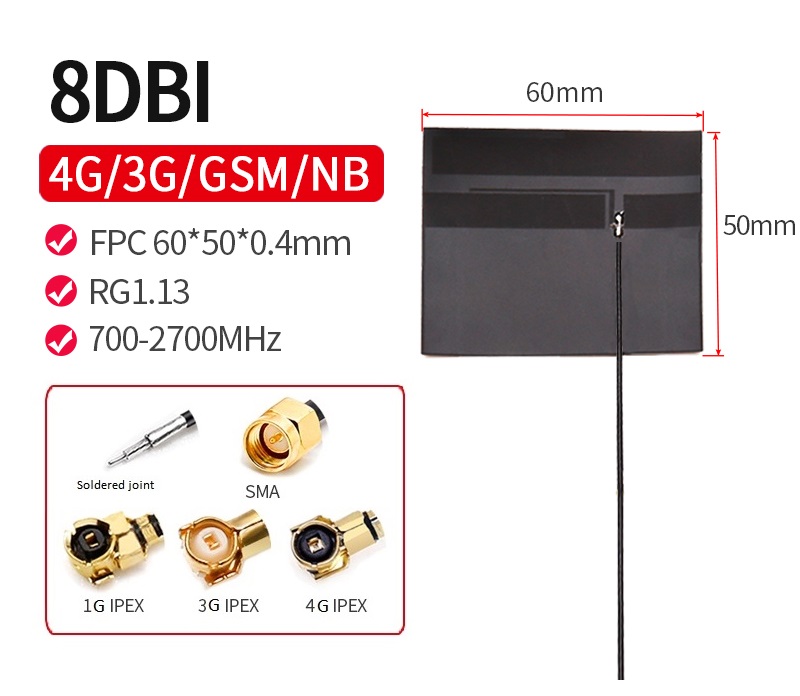 4G Big Square FPC without logo Antenna