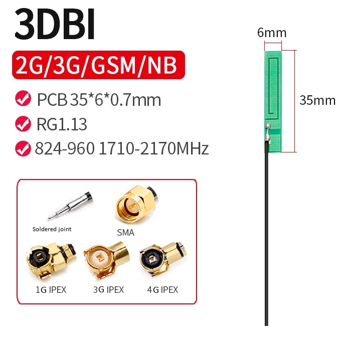 GSM Internal PCB Antenna