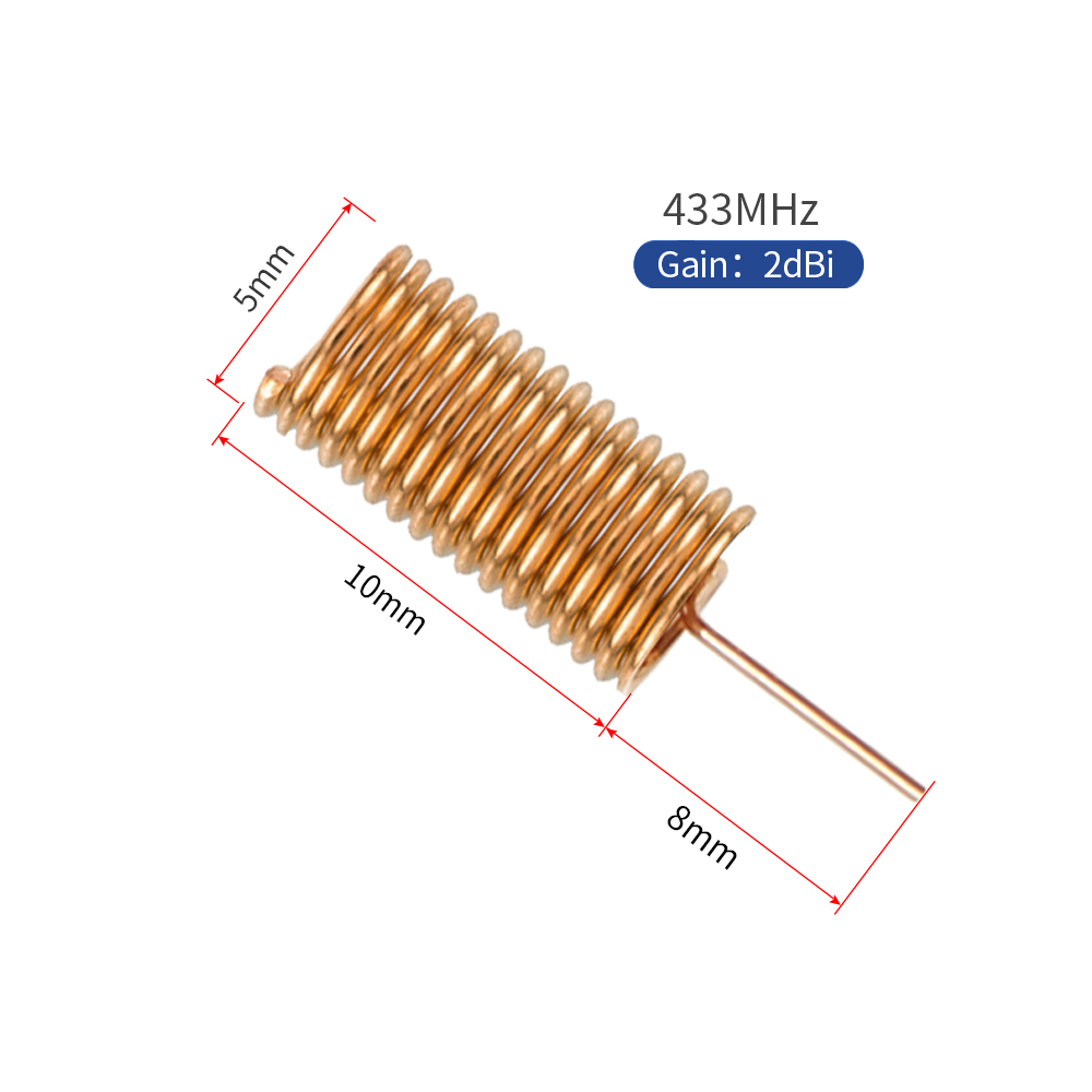 433mhz Short Stright Spring Antenna