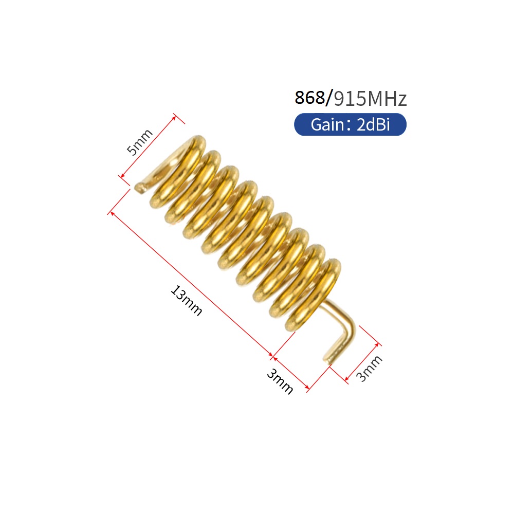 915mhz Short Right Angle Spring