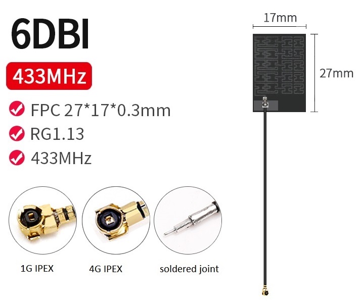 433Mhz Big FPC Antenna