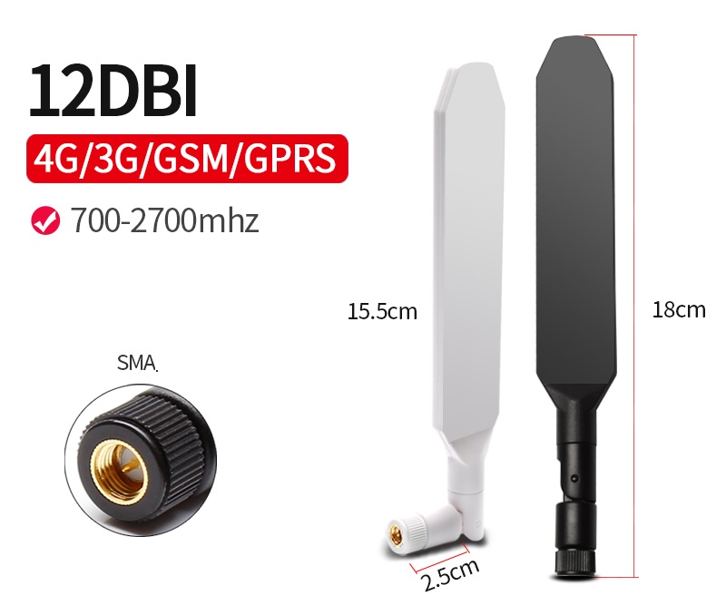 4G Small Quant(White/Black) Antenna