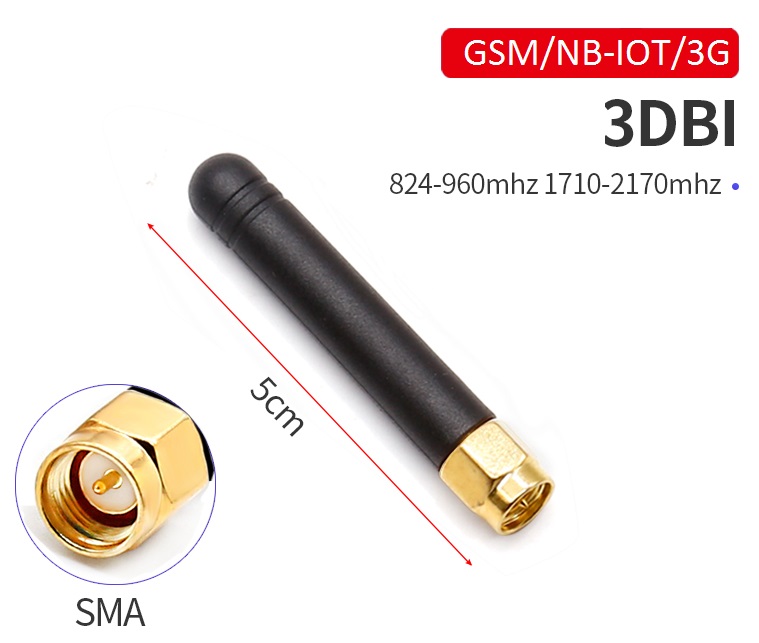 GSM Silver Head Folded Antenna