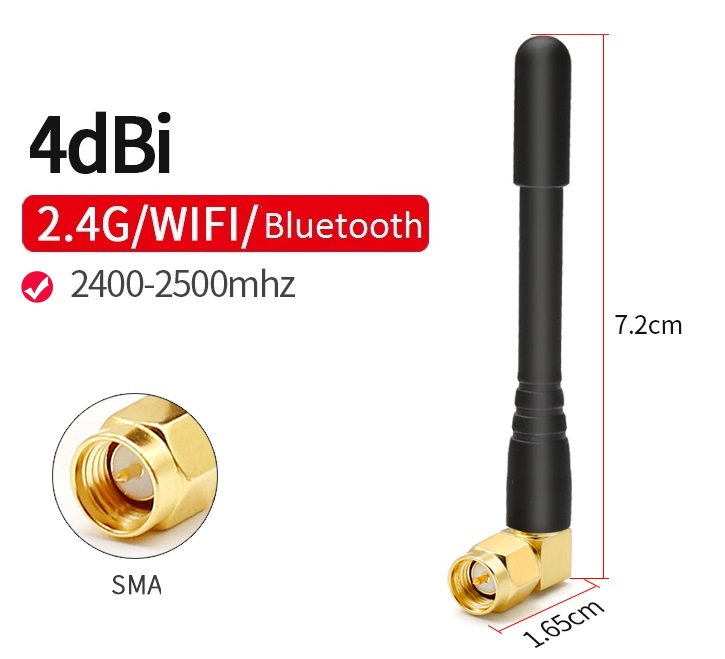 2.4G Right Angle7.2CM Antenna