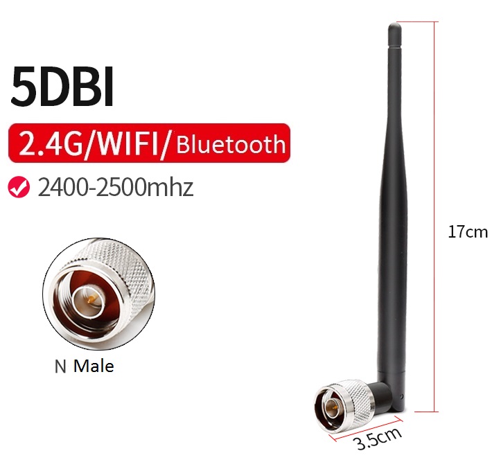 N-Male 2.4G Folded Antenna