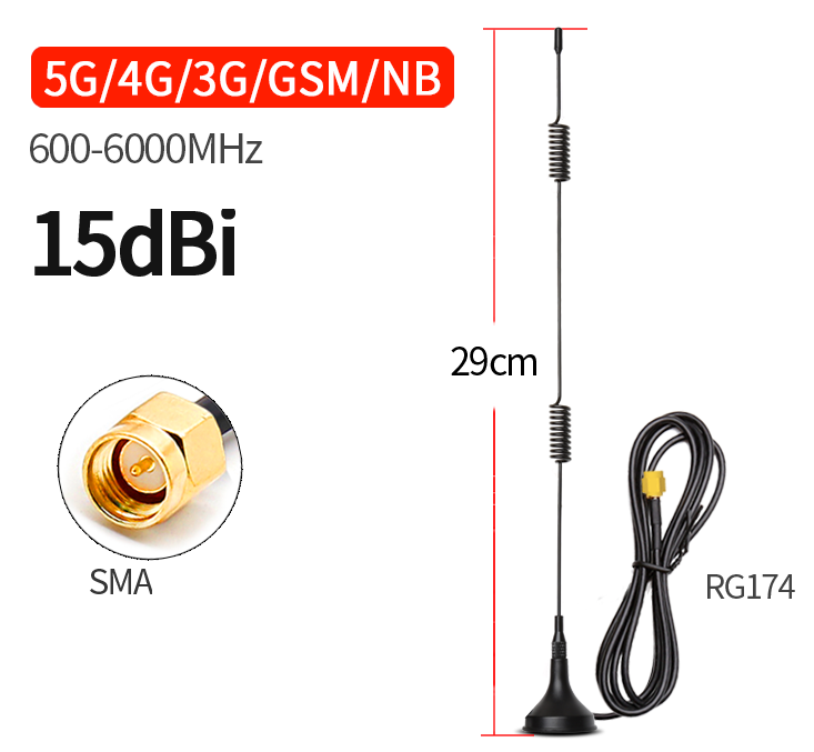 5G 2Springs Magnetic Antenna