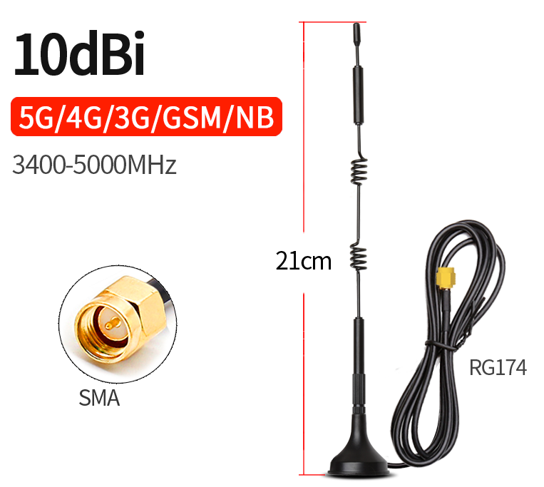 5G 2 Springs+Oscillator Magnetic Antenna