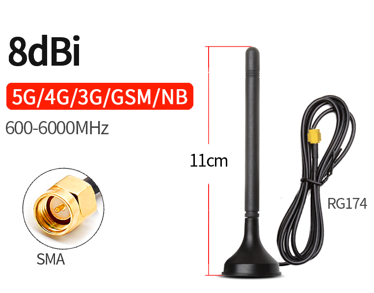 5G Rubber Magnetic Antenna