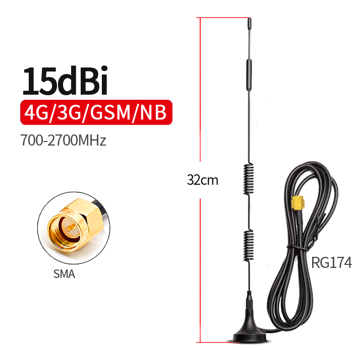 4G 15DB Magnetic Antenna