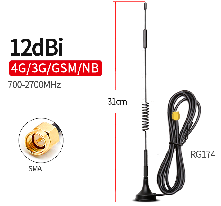 4G 12DB Magnetic Antenna