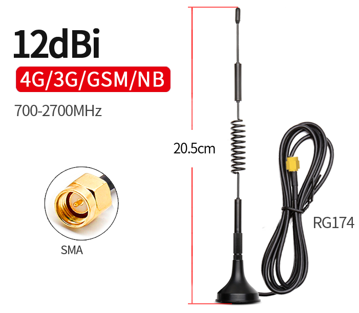 4G Spring Oscillator Magnetic Antenna