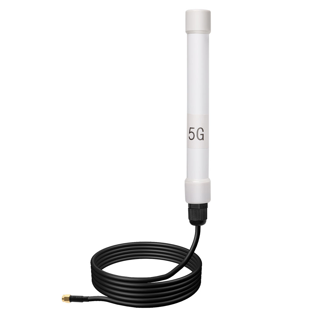 1M Outline 16.5CM Waterproof White Fiberglass Antenna SMA