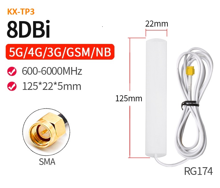 White 5G Patch Antenna