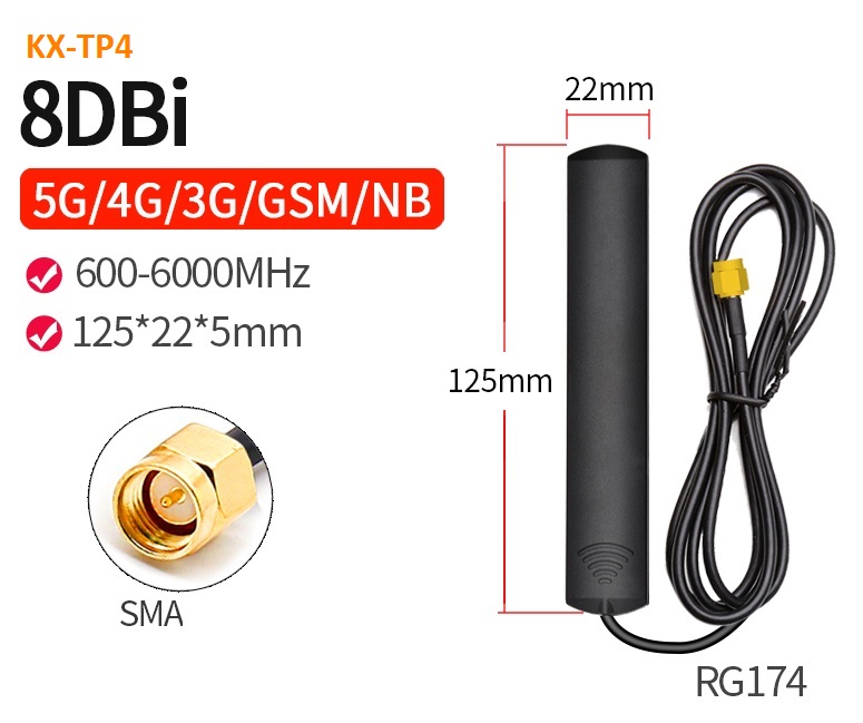 Black 5G Patch Antenna