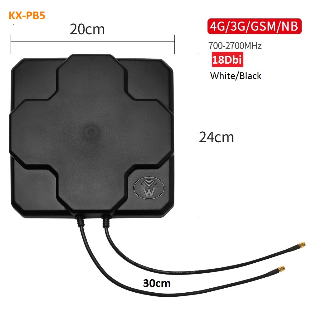 30CM 4G Panel Antenna SMA（White/Black）