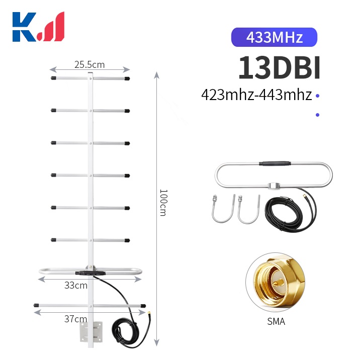 8 Units 433mhz Yagi Antenna