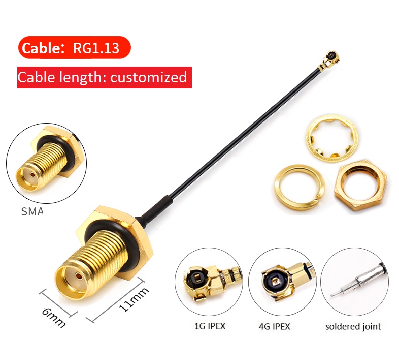 15CM Hole  Big  Stop plate IPEX 1.13 Cable