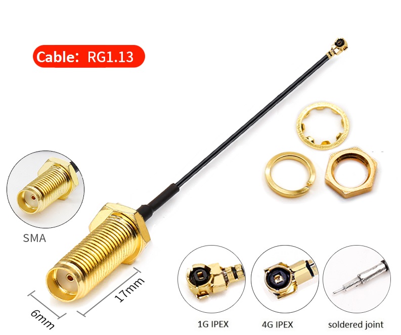 17 Thread 15CM Hole IPEX 1.13 Cable