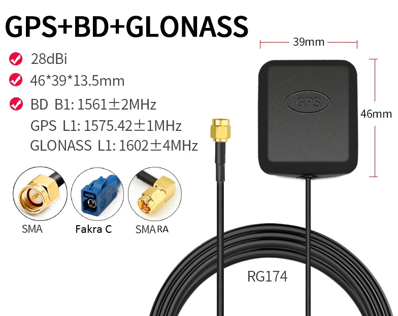 BD+GPS+Glonass Antenna