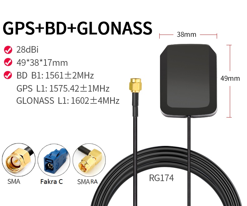 BD+GPS+Glonass Antenna